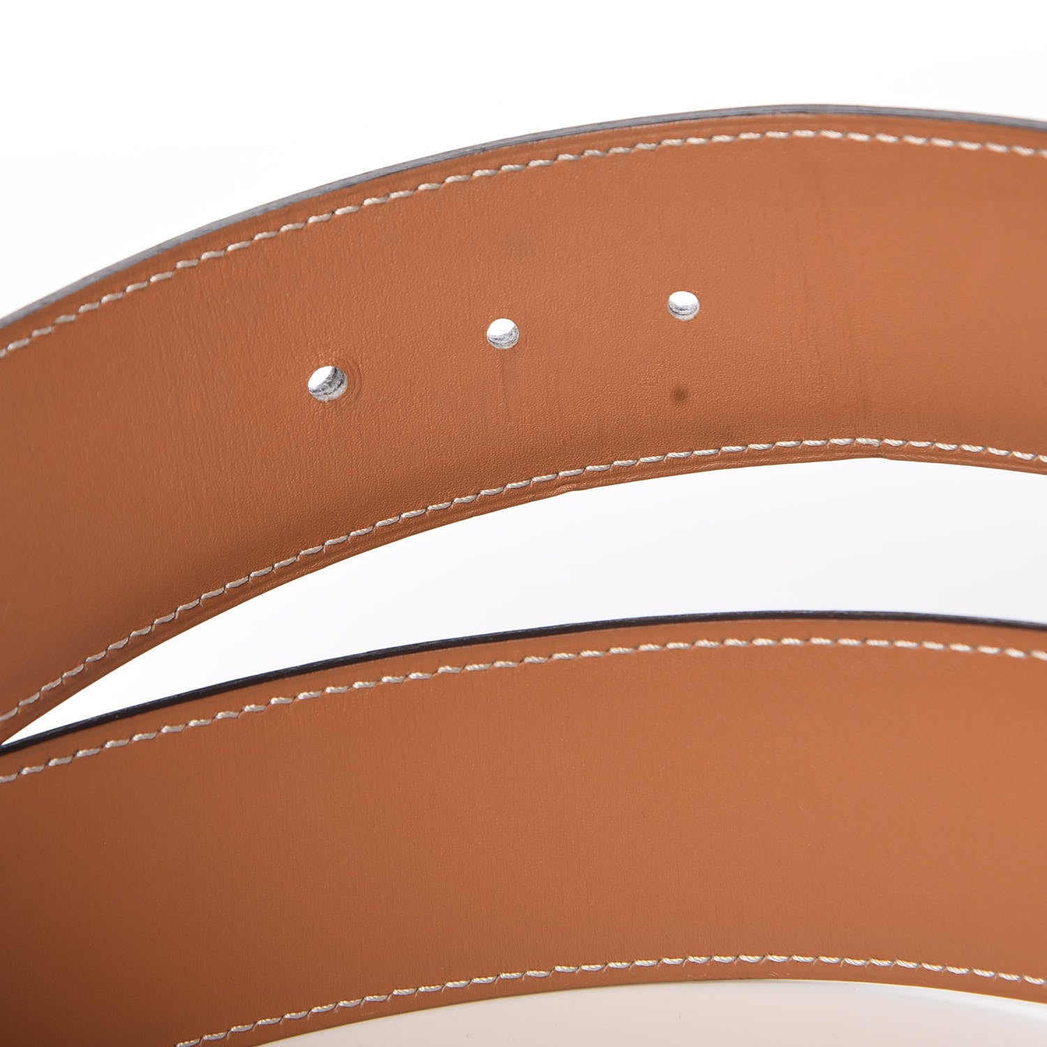 Hermes Box Chamonix 42mm Constance H Belt 90 Black Natural 6 of 7