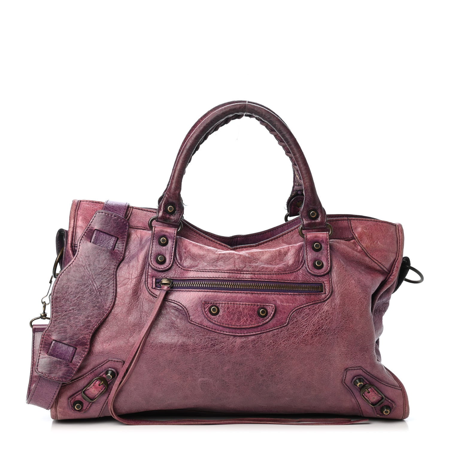 Balenciaga Agneau Classic Hardware City Sapphire 1 of 5