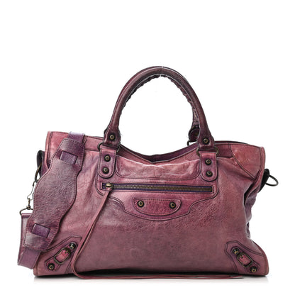 Balenciaga Agneau Classic Hardware City Sapphire 1 of 5