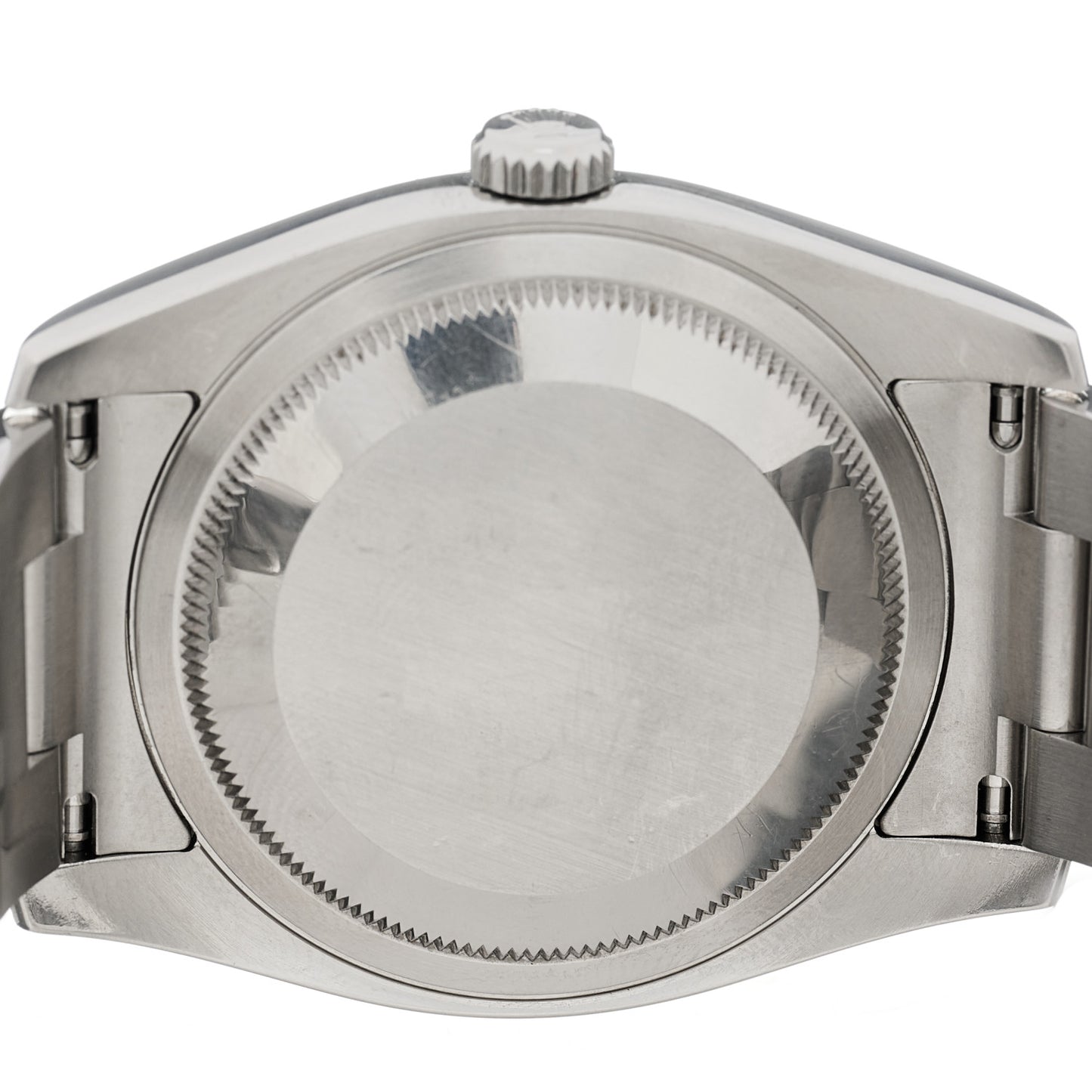 Stainless Steel 18K White Gold 36mm Oyster Perpetual Datejust Watch Silver Roman 116234