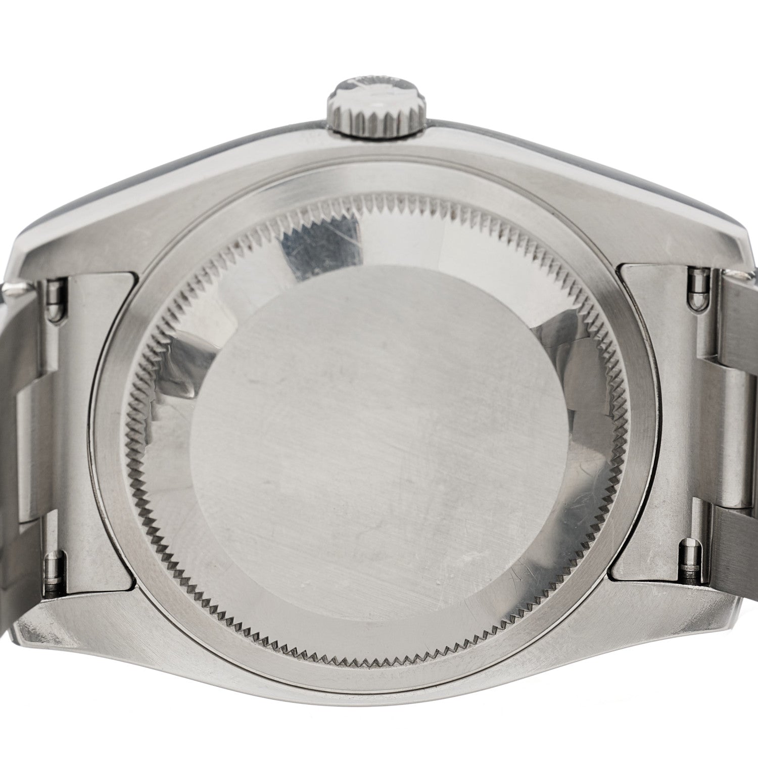 Rolex Stainless Steel 18K White Gold 36mm Oyster Perpetual Datejust Watch Silver Roman 116234 4 of 4
