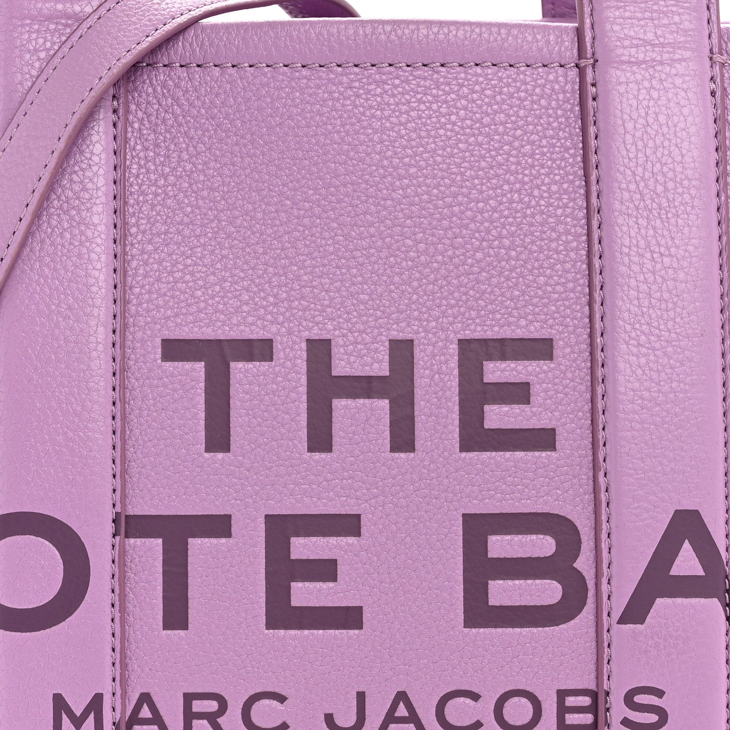 Marc Jacobs Grained Calfskin Medium The Tote Bag Regal Orchid 8 of 11