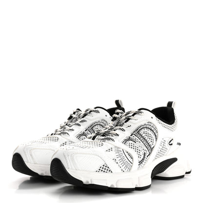 Christian Dior Technical Mesh Dior Chrono Sneakers 37 White Black 4 of 10