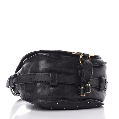 Chloe Calfskin Studded Mini Marcie Crossbody Bag Black 4 of 7