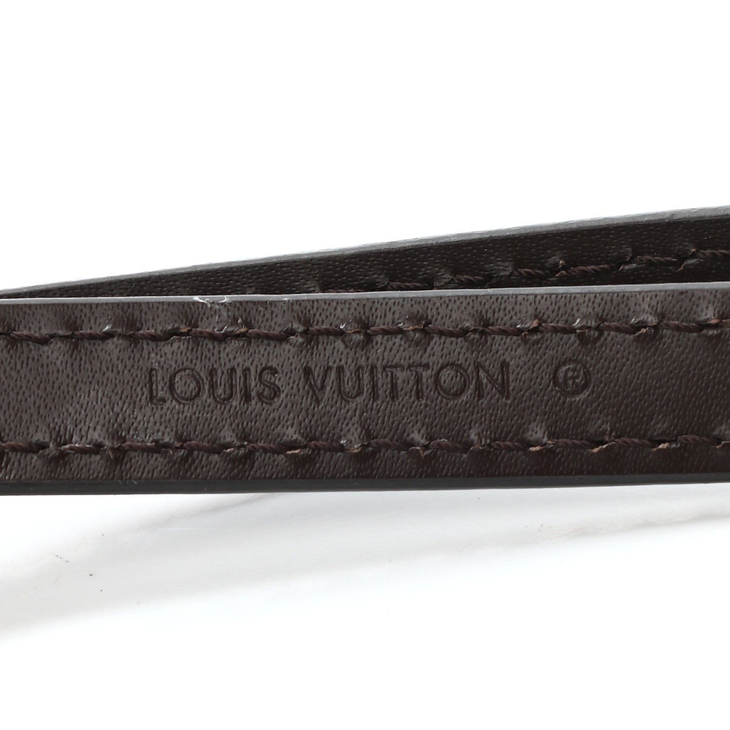 Louis Vuitton Calfskin 20mm Adjustable Shoulder Strap Brown 3 of 4
