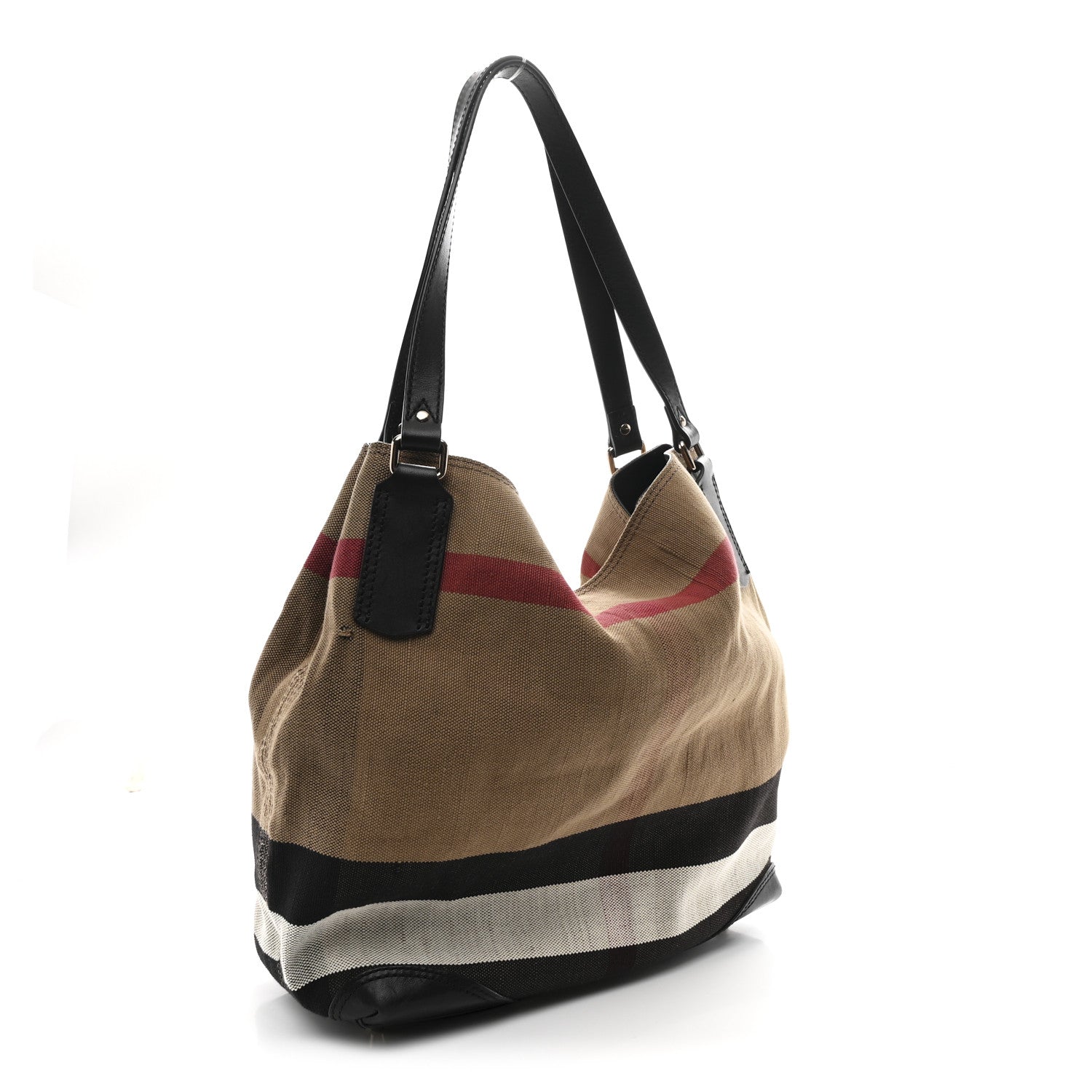 Burberry Canvas Mega Check Medium Maidstone Black 4 of 12