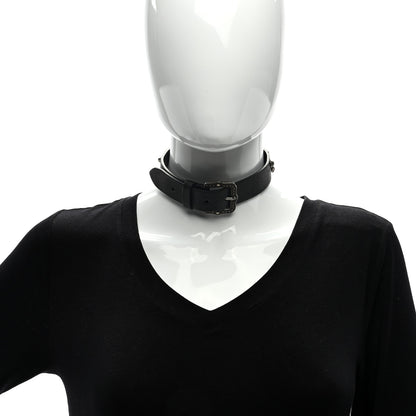 Gucci Calfskin Feline Head Choker Black 4 of 4