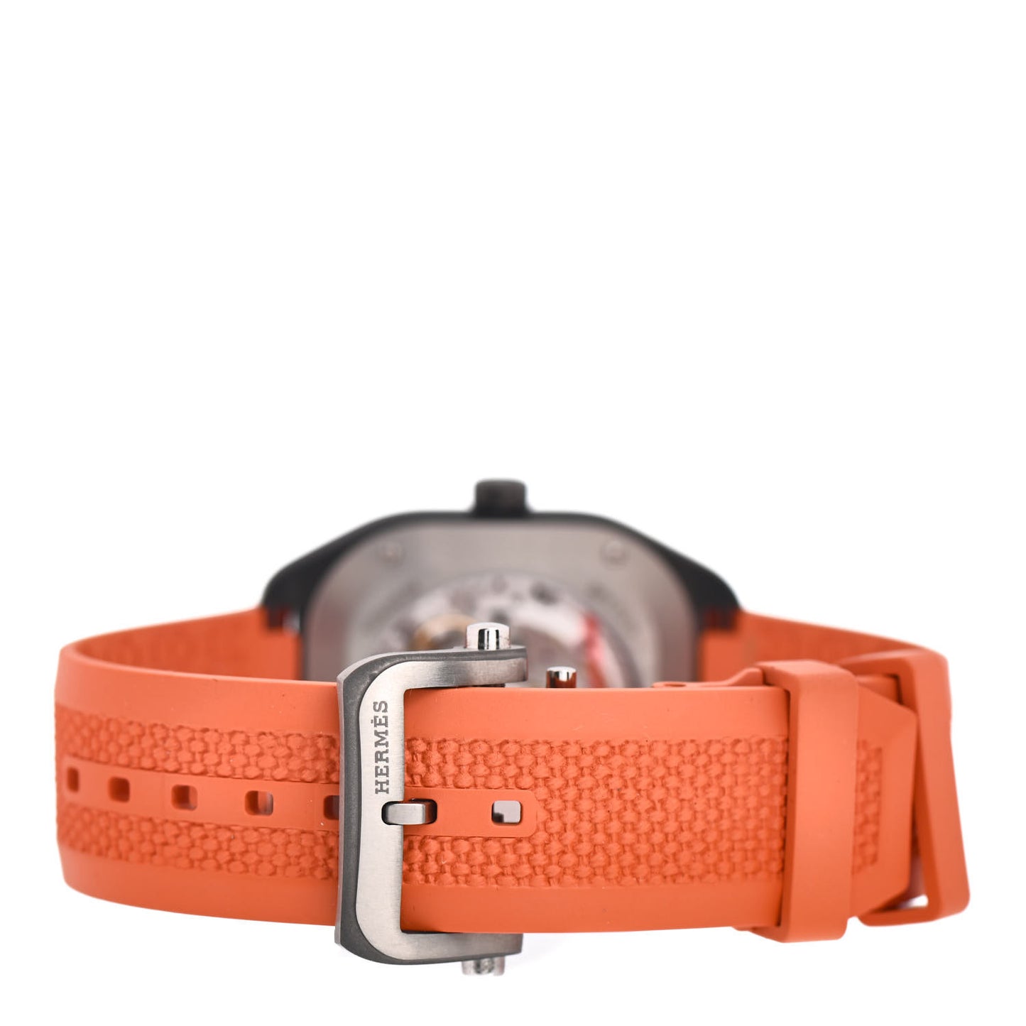 DLC Coated Titanium Rubber 39mm H08 Automatic Watch Orange