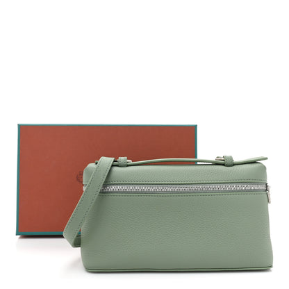 Loro Piana Grained Calfskin L19 Extra Pocket Pouch Sage Brush Leaves 9 of 9