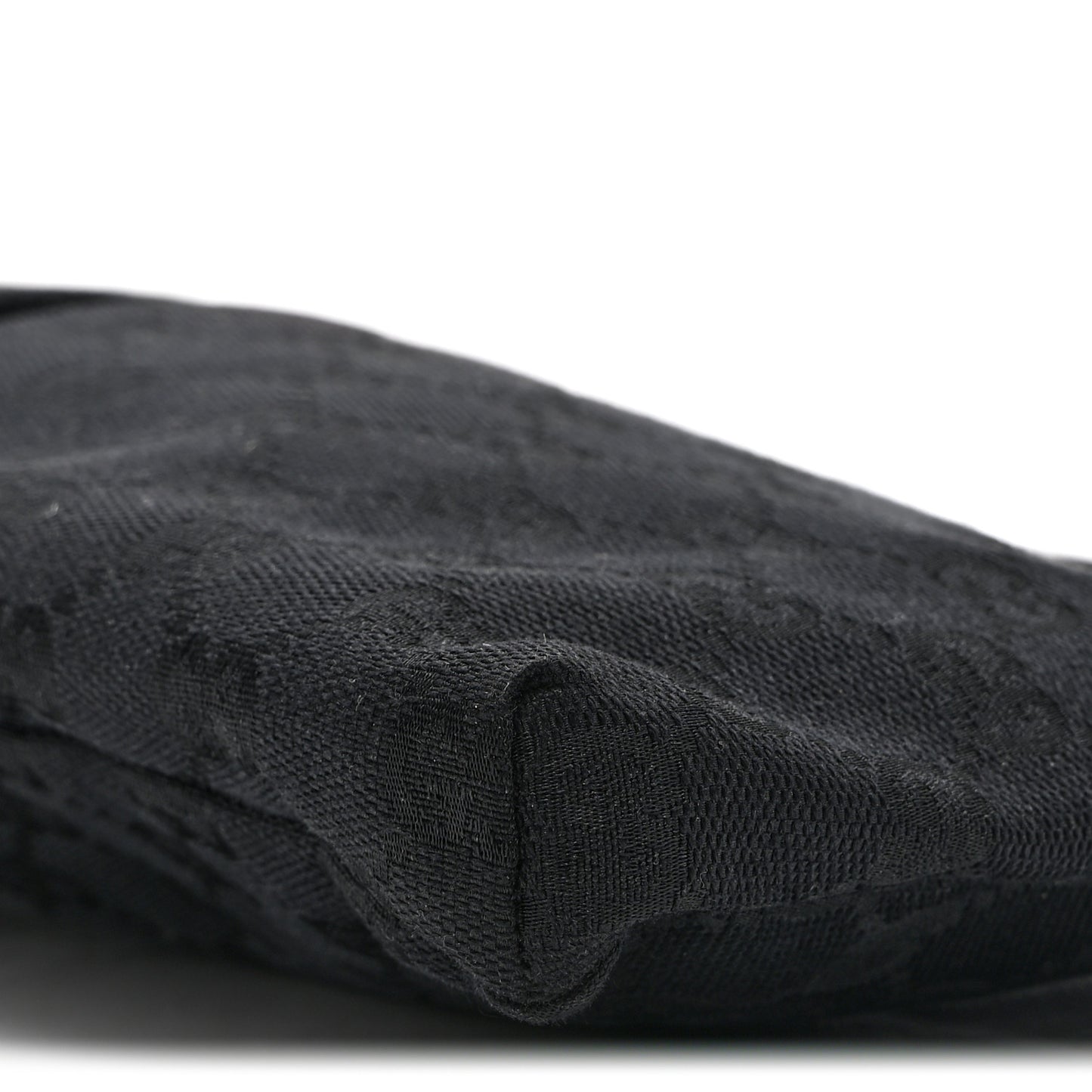 GG Monogram Double Pocket Belt Bag Black