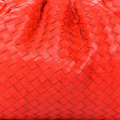 Bottega Veneta Nappa Maxi Intrecciato The Pouch Oversized Clutch Bright Red 7 of 15