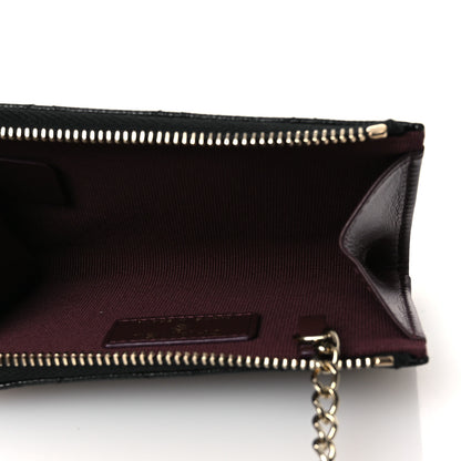 Chanel Caviar Quilted Zipped Key Holder Case Black 6 of 11
