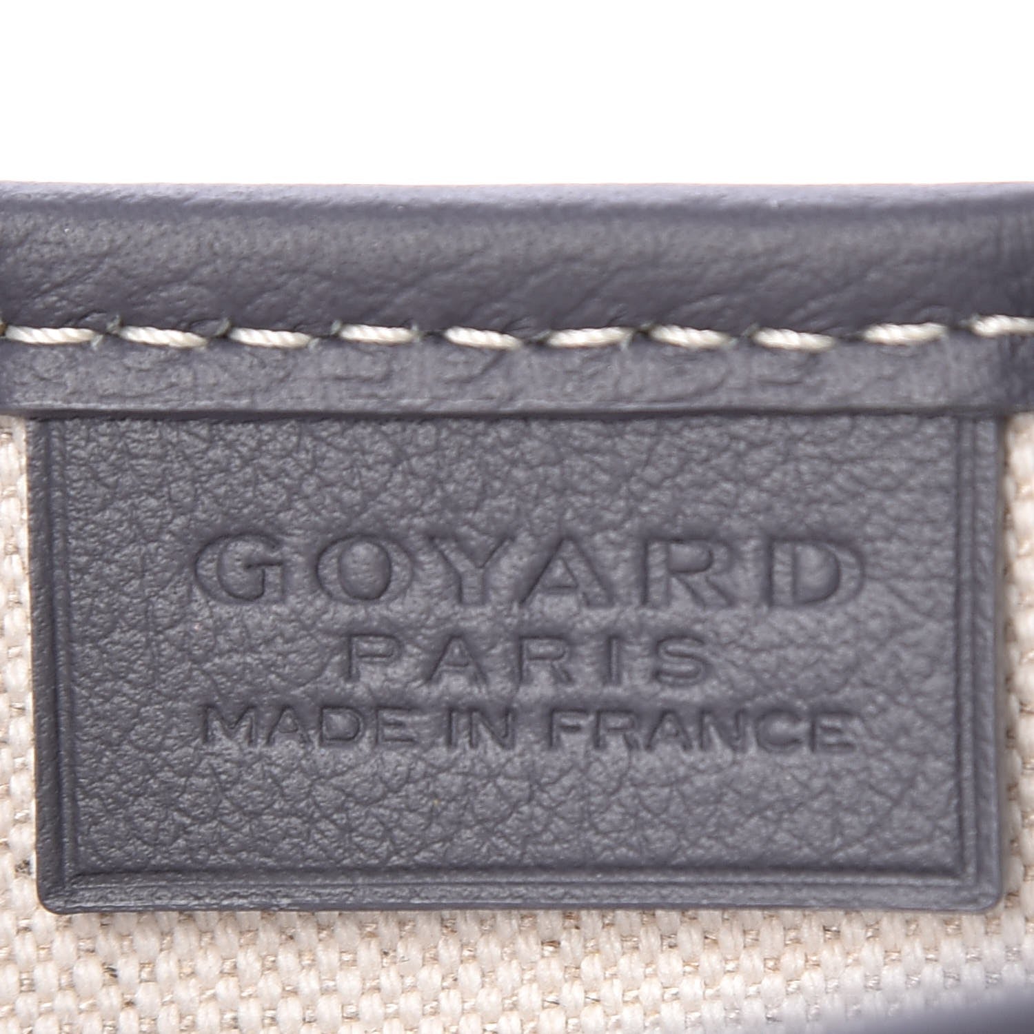Goyard Goyardine Poitiers Tote Gray 6 of 7