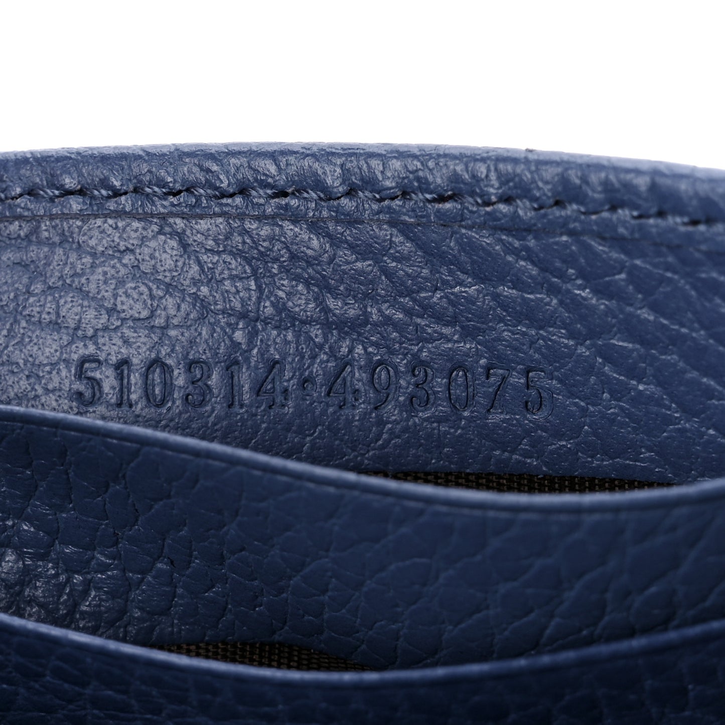 Dollar Calfskin Interlocking G Chain Wallet Caspian