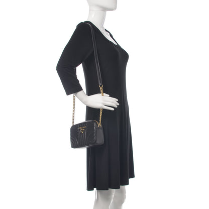 Prada Soft Calfskin Diagramme Camera Bag Black 2 of 17