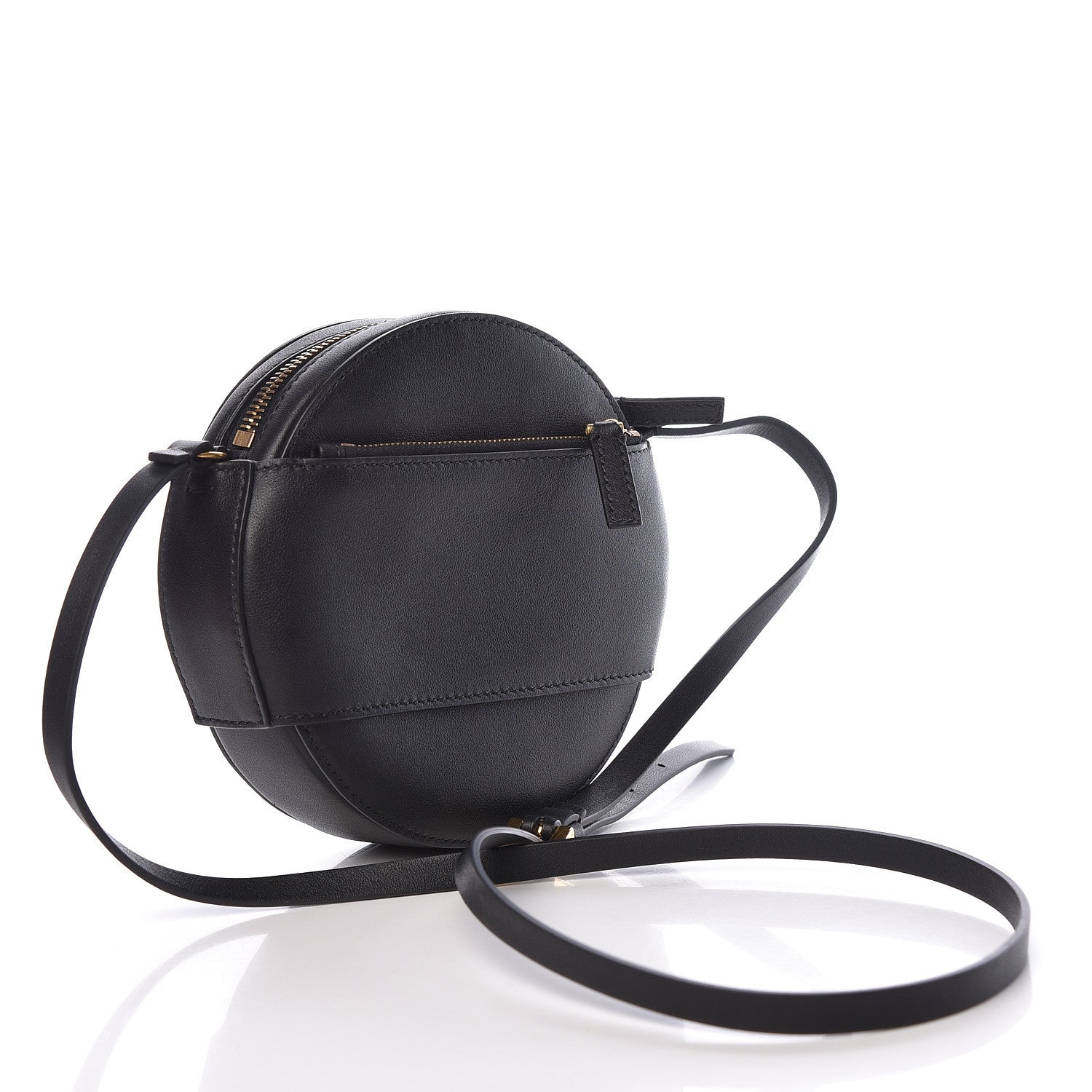 Valentino Garavani Calfskin VLogo Round Crossbody Bag Black 3 of 10