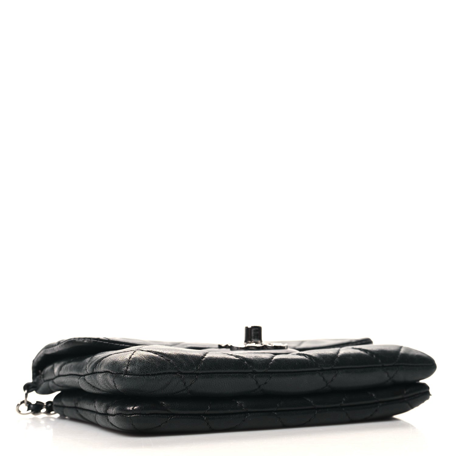 Chanel Lambskin Quilted Mini Mineral Nights Flap Crossbody Bag Black 4 of 15