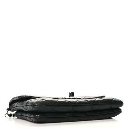 Chanel Lambskin Quilted Mini Mineral Nights Flap Crossbody Bag Black 4 of 15