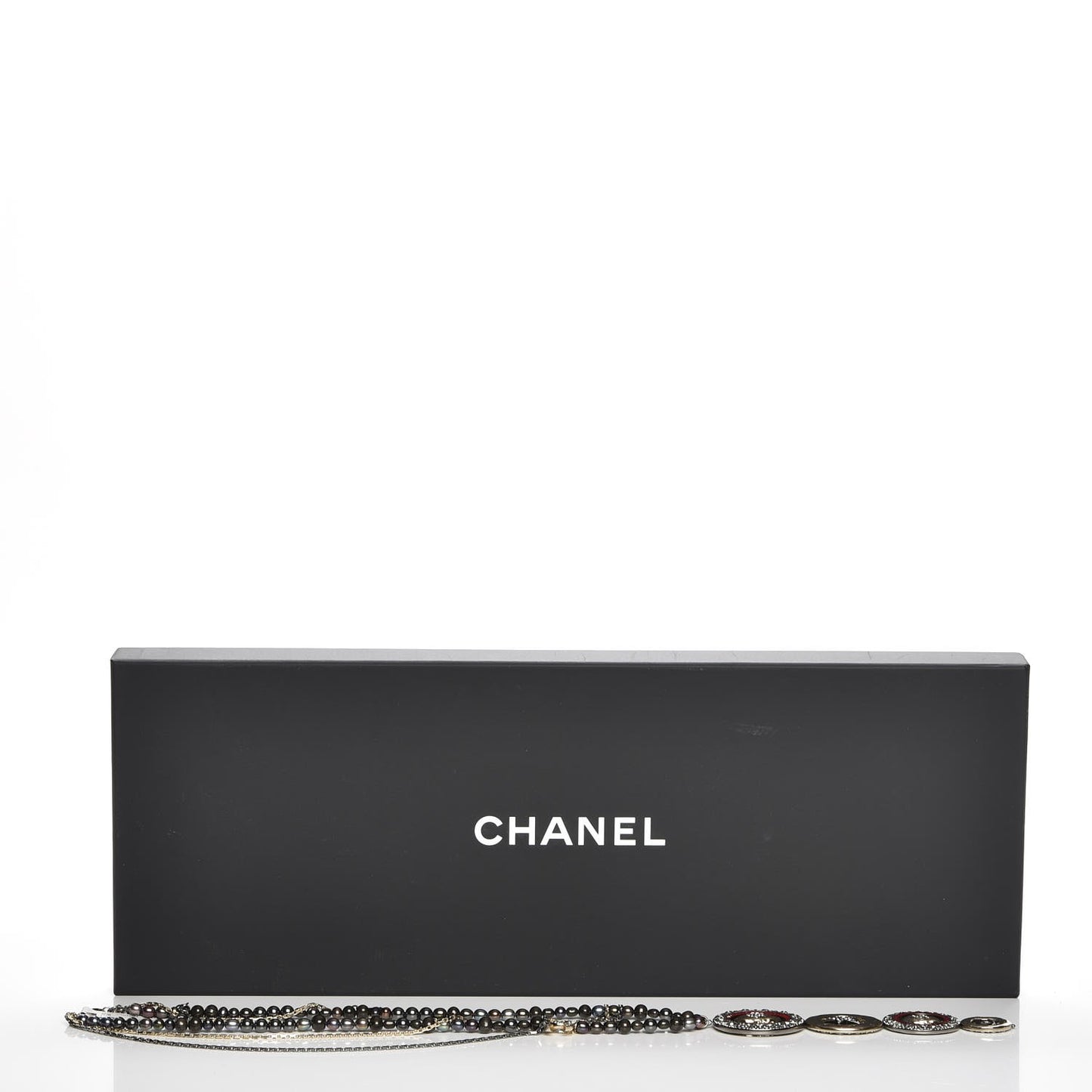 Ruthenium Crystal CC Star Moon Circle Necklace Multicolor