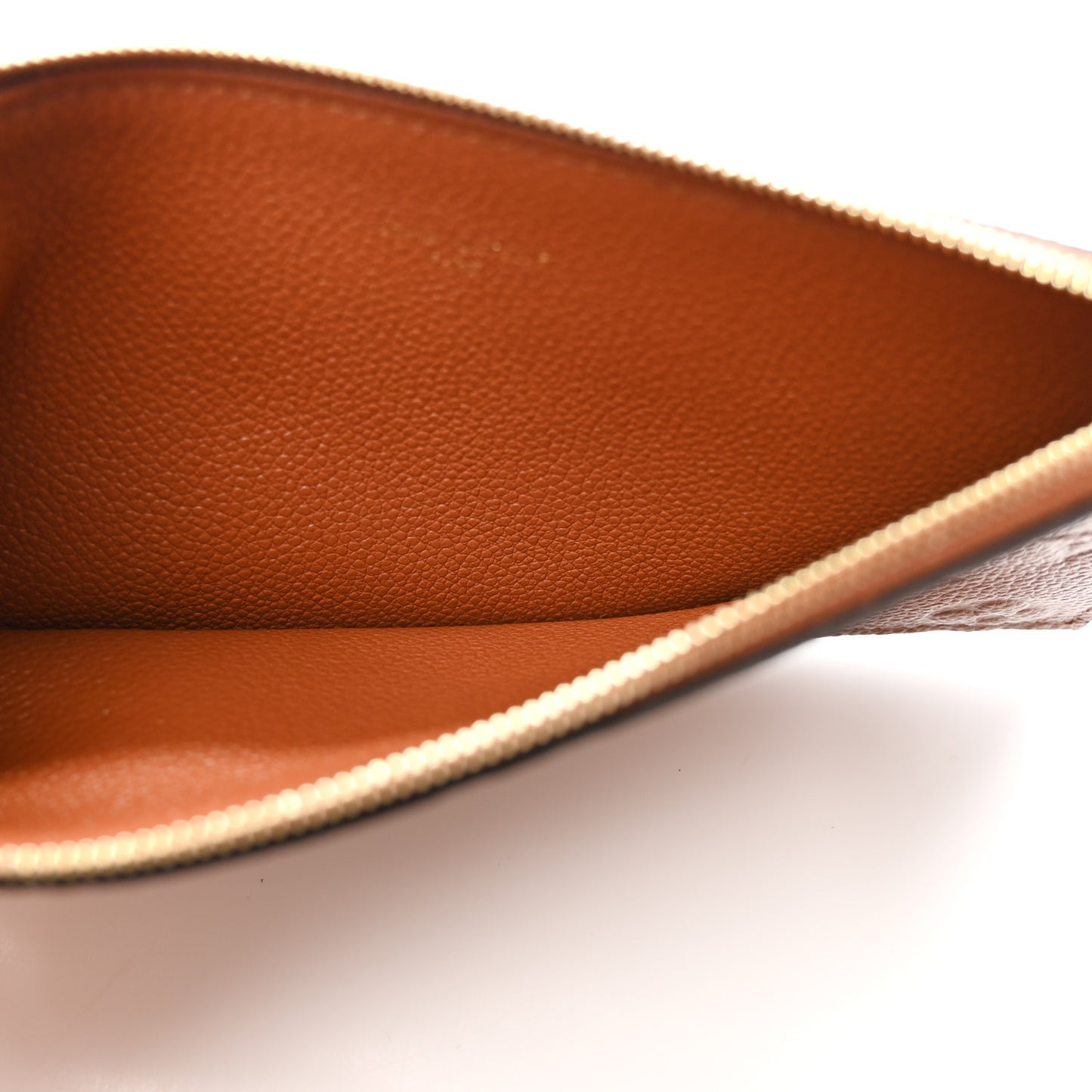 Empreinte Felicie Chain Wallet Zippered Insert Cognac