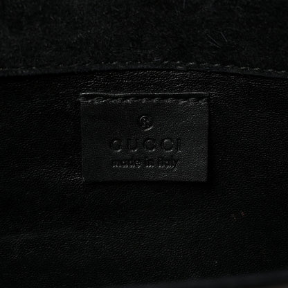 Gucci Patent Microguccissima Small Broadway Clutch Black 6 of 7
