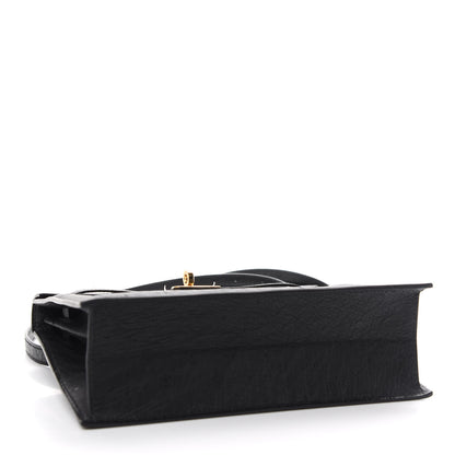 Hermes Ostrich Kelly Danse II Belt Bag Black 4 of 10