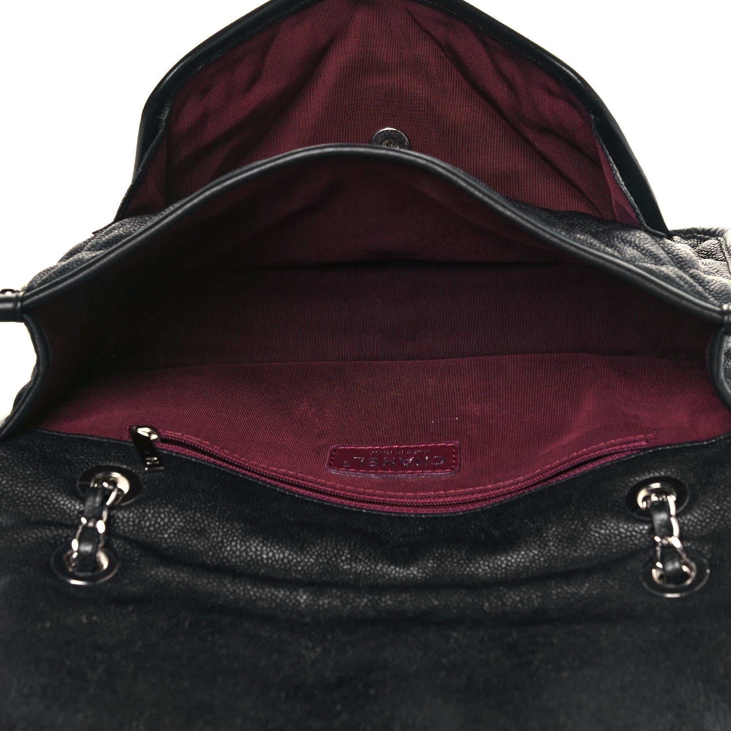 Chanel Caviar Quilted Medium French Riviera Flap Black 5 of 13