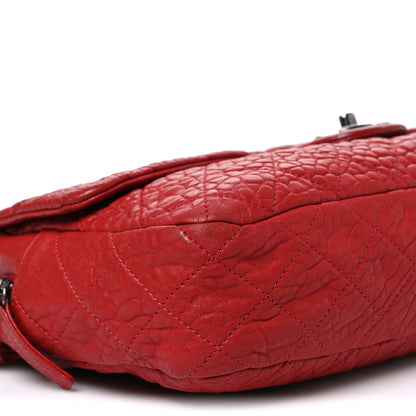 Chanel Sheepskin Quilted Jumbo Easy Flap Dark Pink 9 of 10