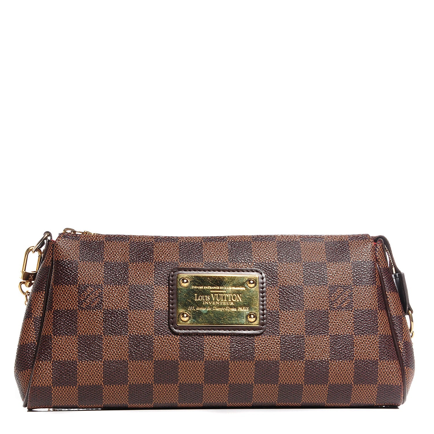 Louis Vuitton Damier Ebene Eva Clutch 1 of 7