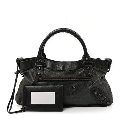 Balenciaga Agneau Classic Hardware First Anthracite 3 of 11