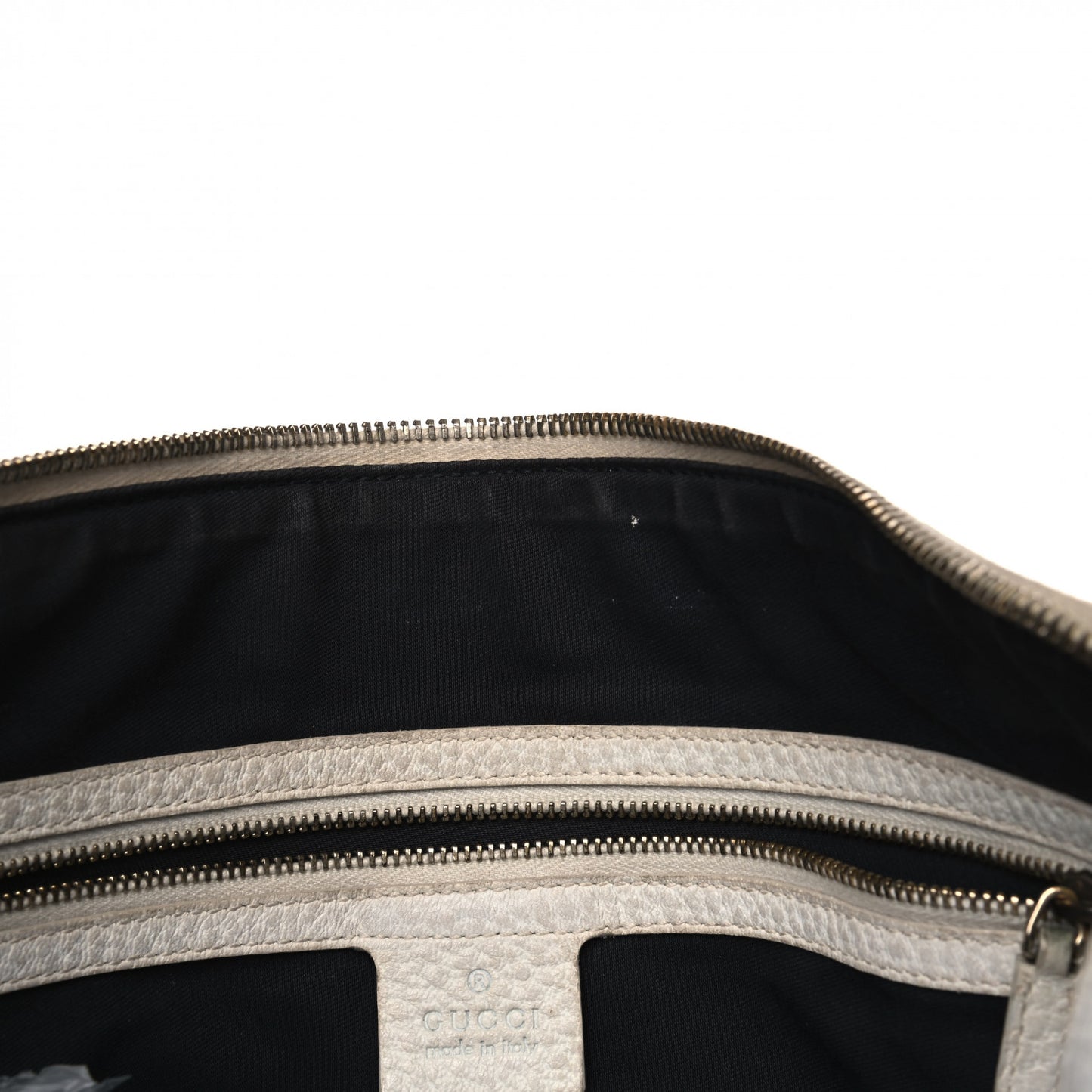 Calfskin Web Blondie Hobo White
