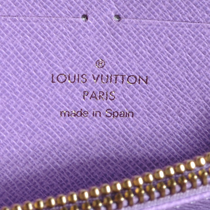 Louis Vuitton Damier Ebene Illustre Zippy Wallet Violet 3 of 9