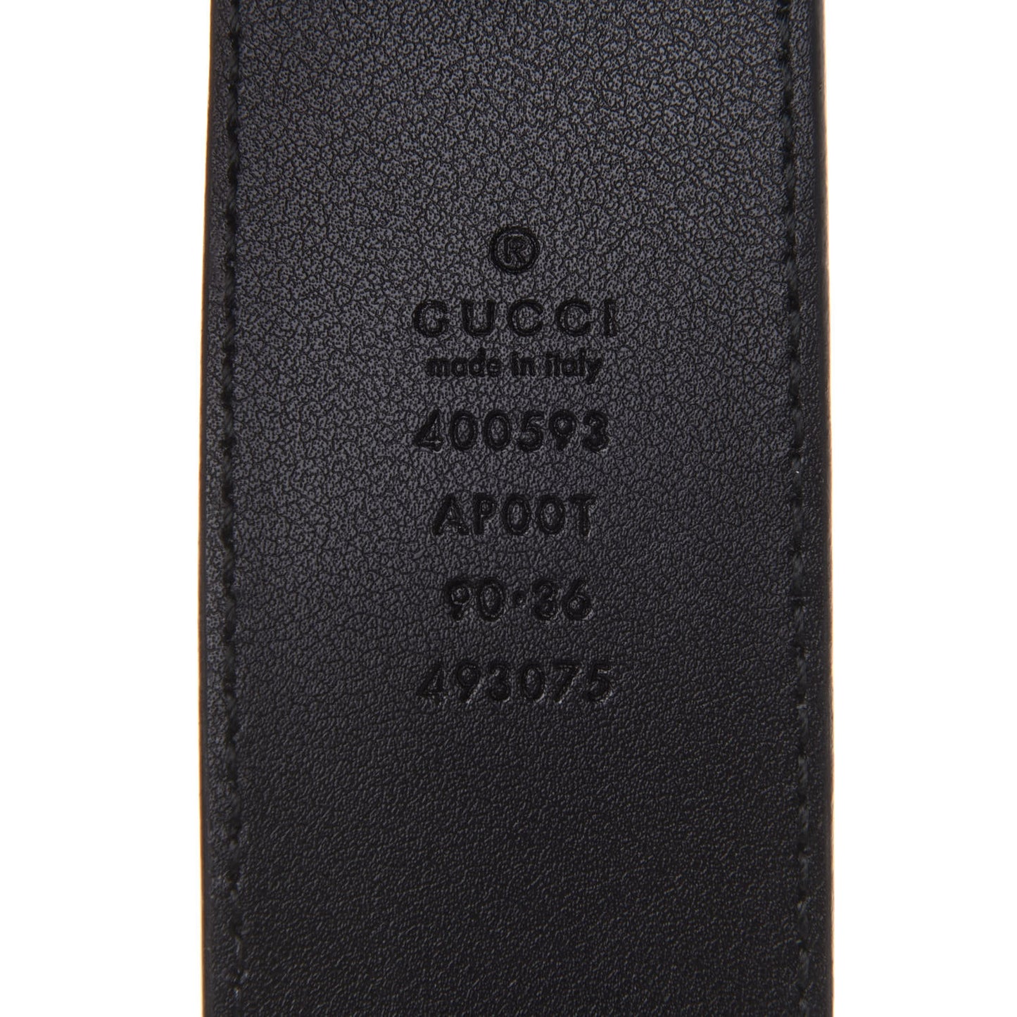 Calfskin Double G 40mm Belt 90 36 Black