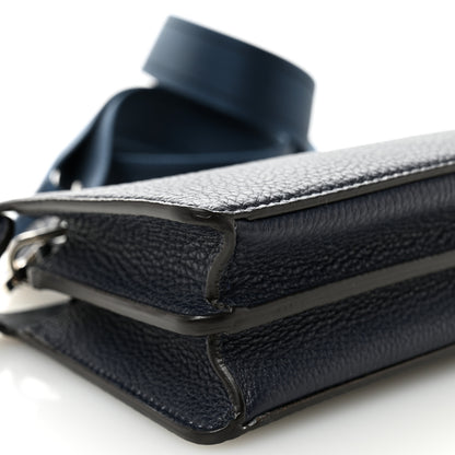 Fendi Cuoio Romano Vitello Cover Bi-Color Peekaboo I See U X Cross Satchel Navy 9 of 11