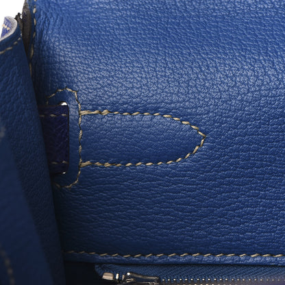 Hermes Epsom Candy Kelly Retourne 35 Bleu Electrique Mykonos 8 of 36