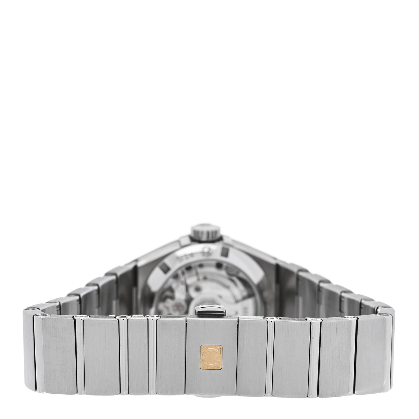 Stainless Steel Diamond Bezel Tahiti Mother of Pearl 27mm Constellation Co-Axial Automatic Watch 123.15.27.20.57.003