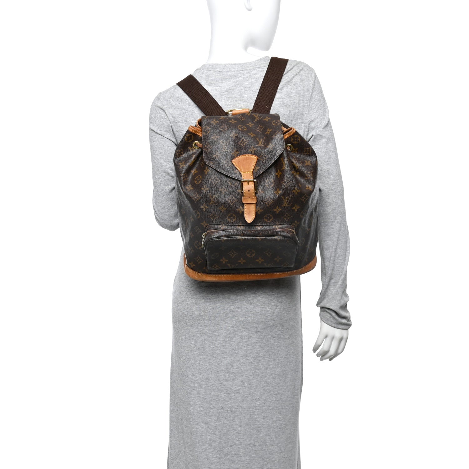 Louis Vuitton Monogram Montsouris GM Backpack 2 of 16