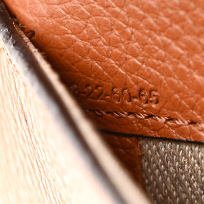 Chloe Raffia Small Grain Calfskin Medium Marcie Basket Tan 6 of 9