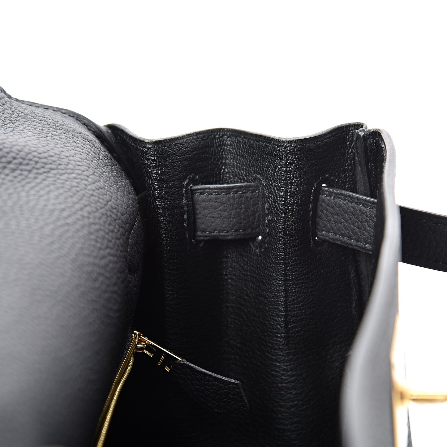 Togo Matte Alligator Kelly Retourne Touch 28 Black