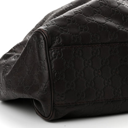Gucci Guccissima Signature Large Sukey Tote Chocolate 9 of 11