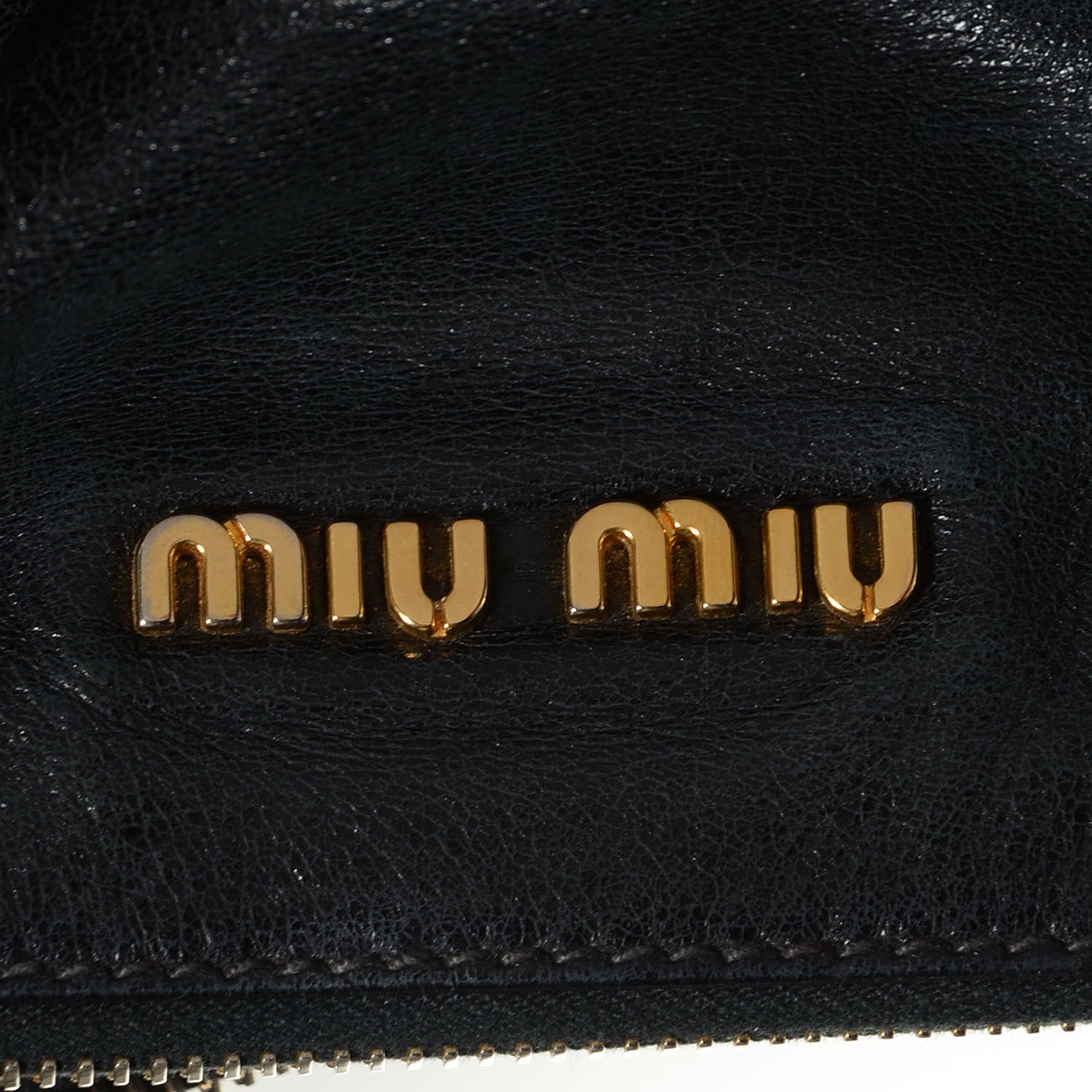 Miu Miu Vitello Lux Large Bow Bag Nero Black 5 of 9