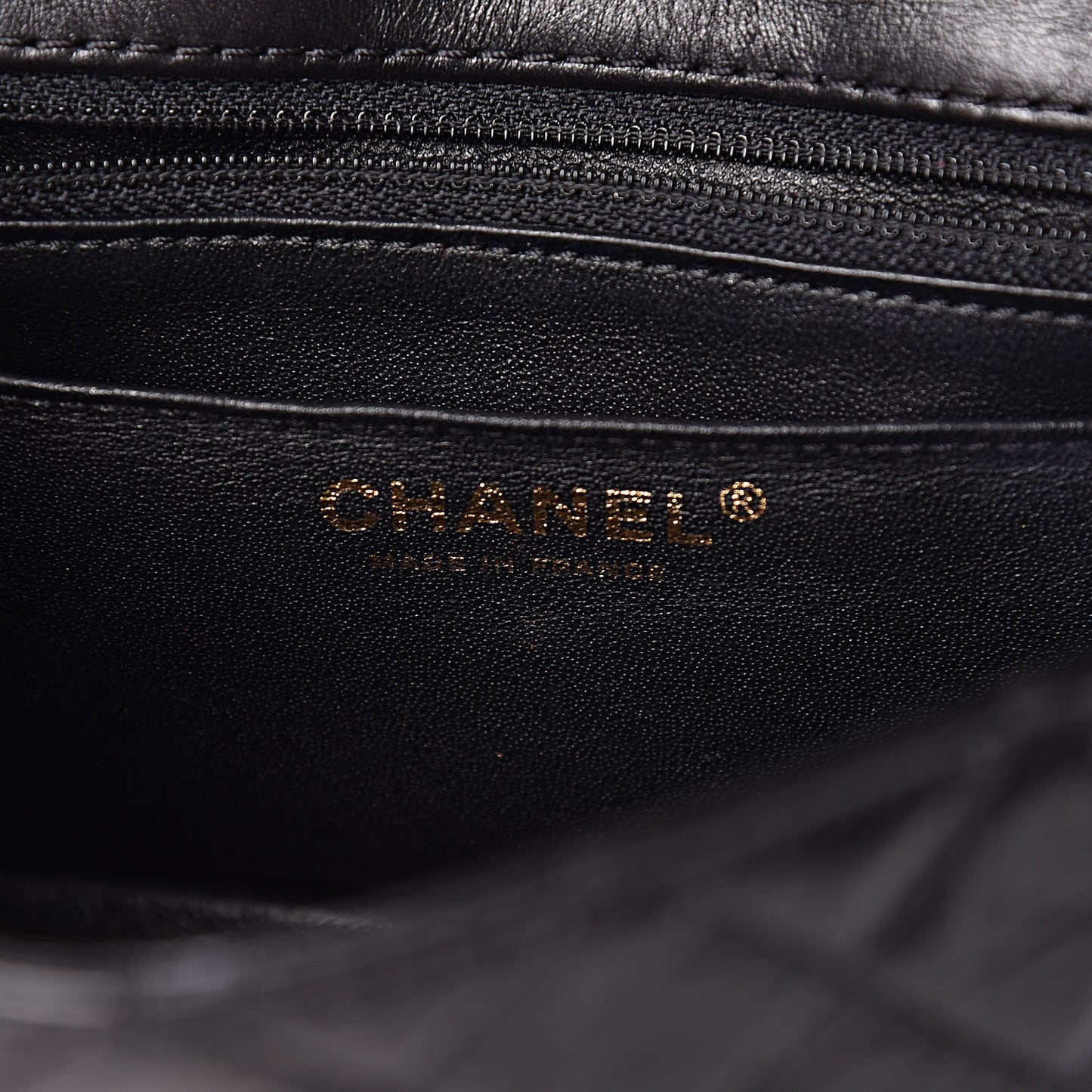 Aged Calfskin Quilted 2.55 Reissue Mini Flap Black