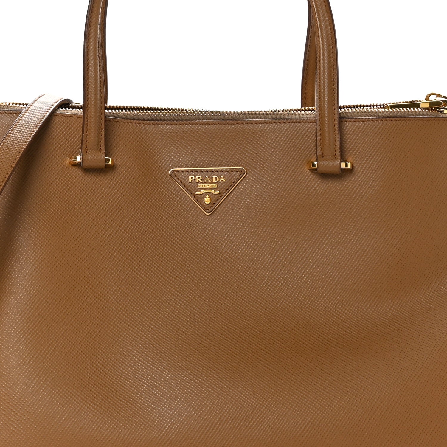 Prada Saffiano Cuir Shopping Tote Caramel 7 of 12
