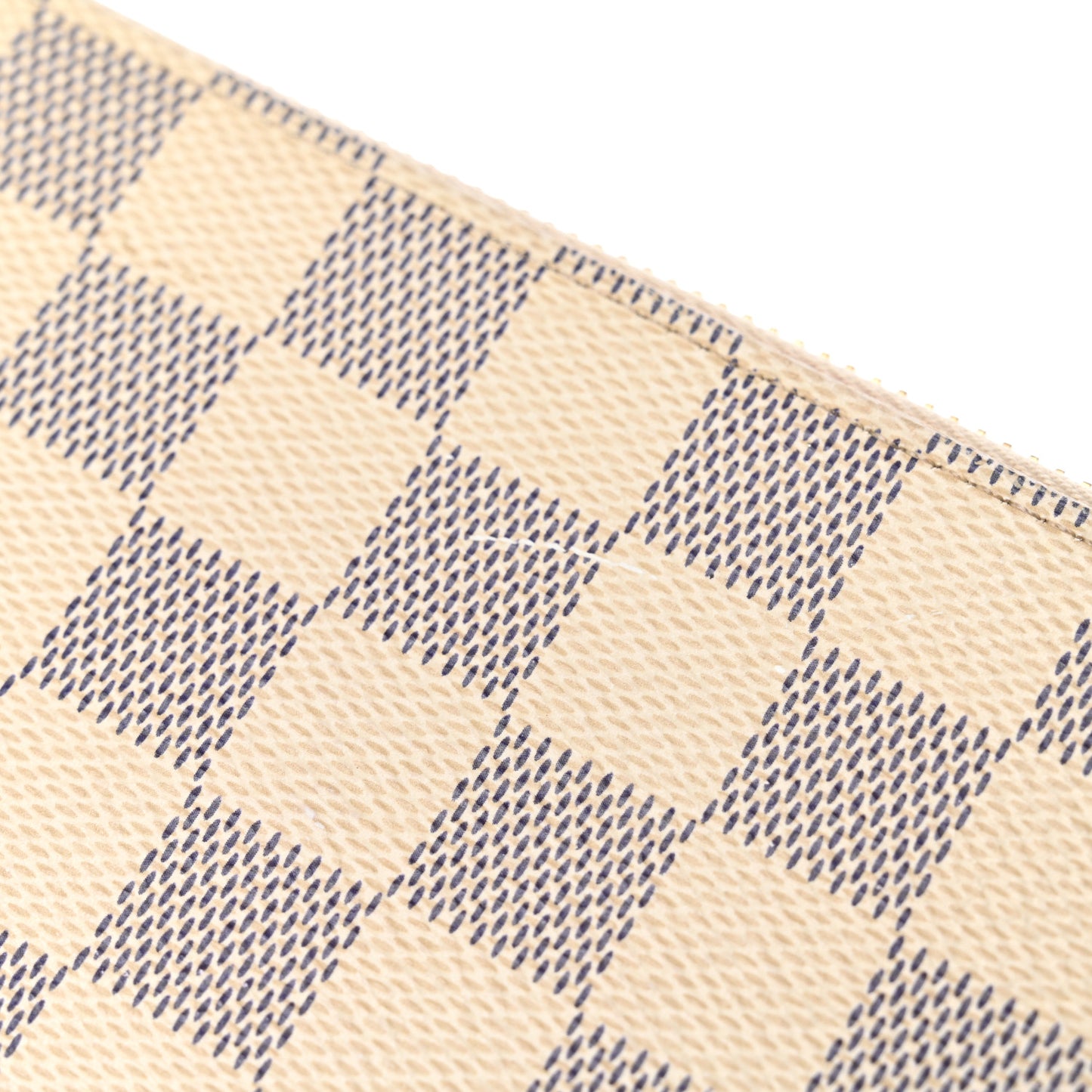 Damier Azur Clemence Wallet Rose Ballerine