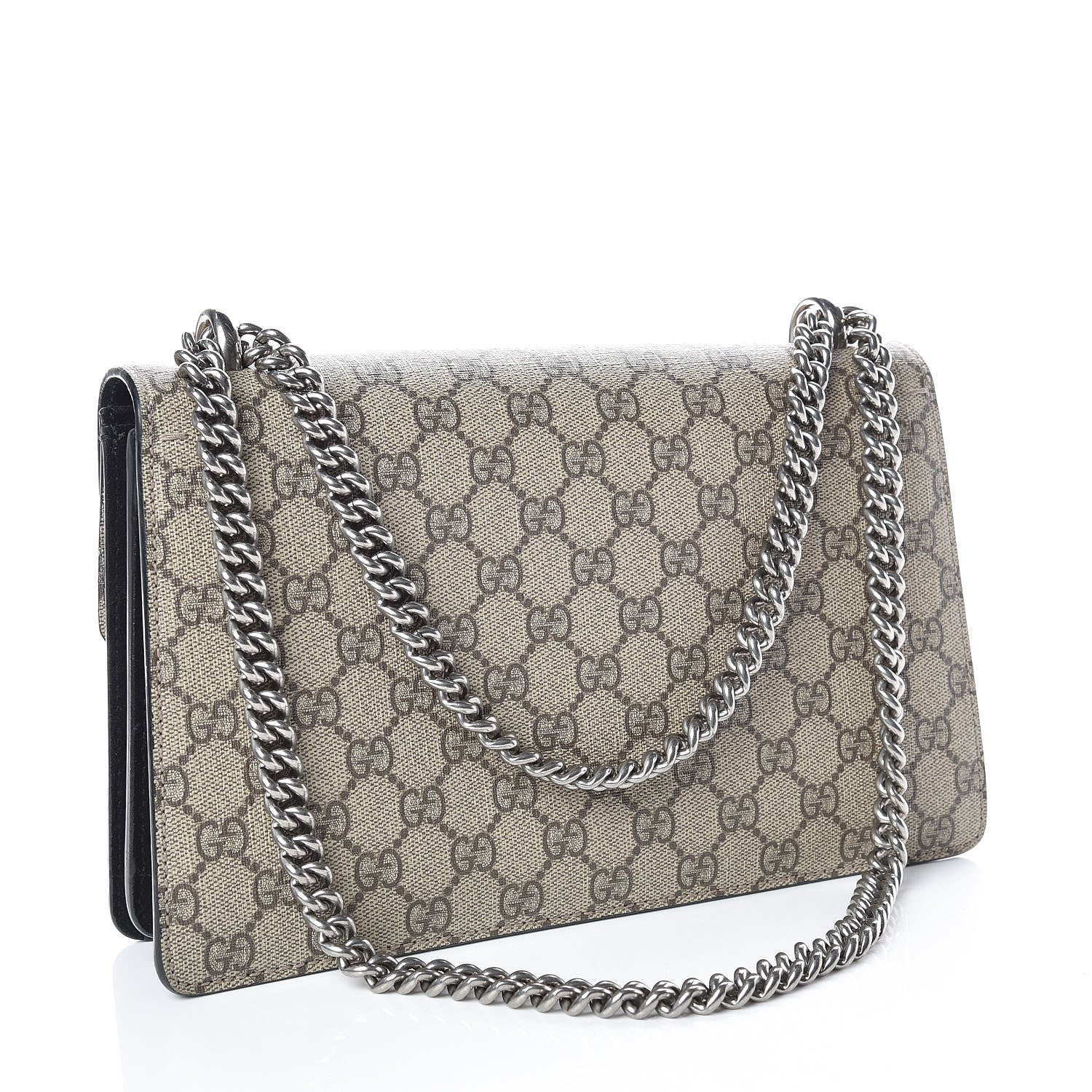 Gucci GG Supreme Monogram Small Dionysus Shoulder Bag Black 3 of 11