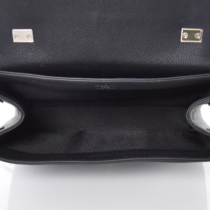 Louis Vuitton Calfskin Lockme II Chain Bag BB Black 5 of 7