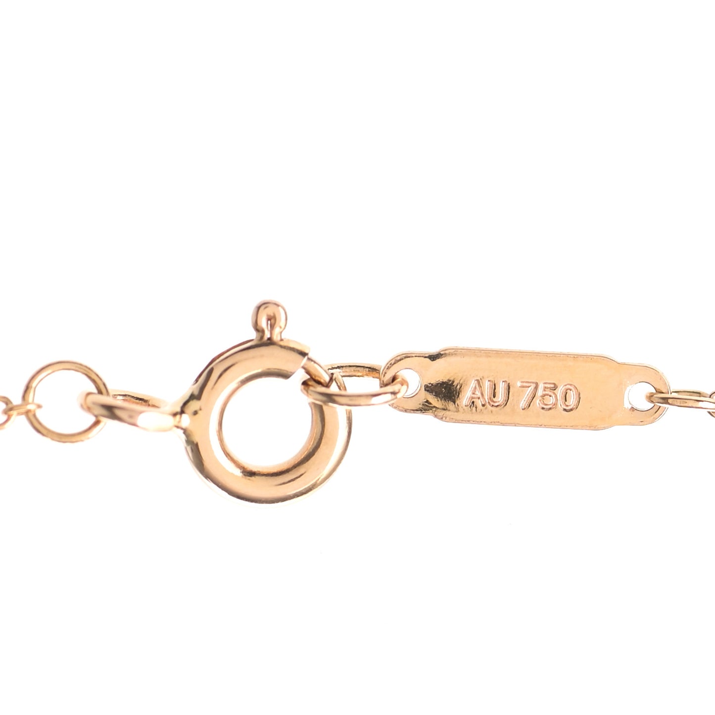 18K Rose Gold Mini Key Pendant Necklace
