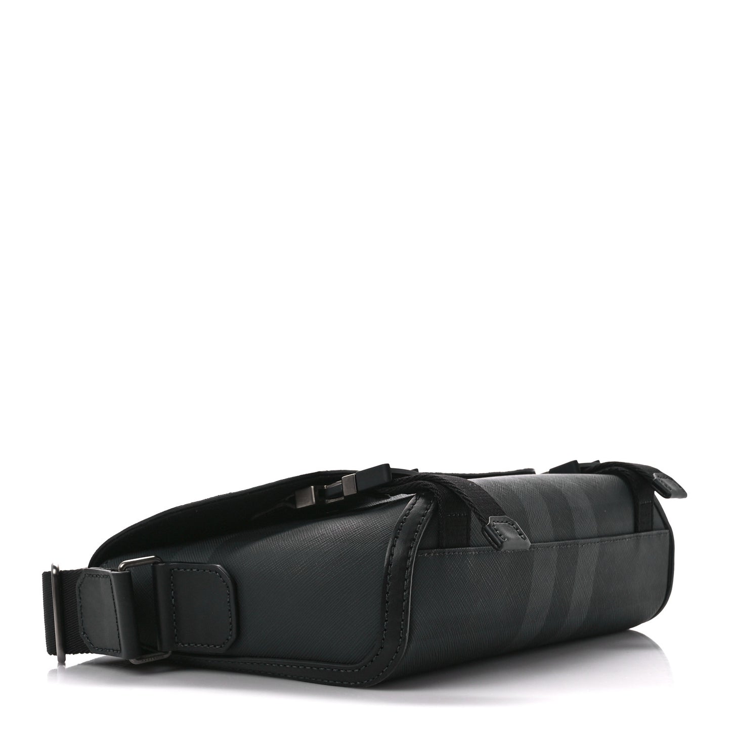 Check Small Wright Messenger Charcoal