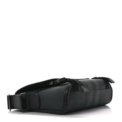 Burberry Check Small Wright Messenger Charcoal 4 of 12