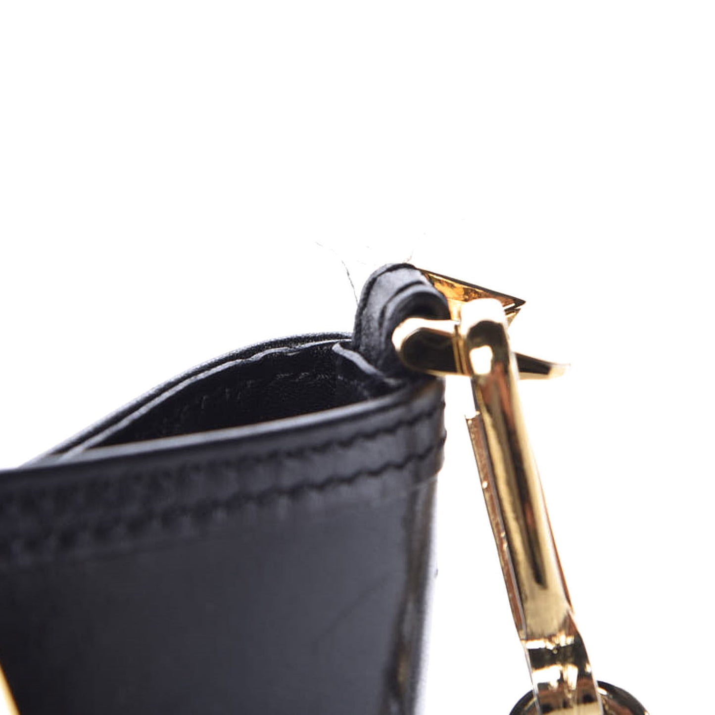 House Check Bridle Calfskin Large Lynher Tote Black